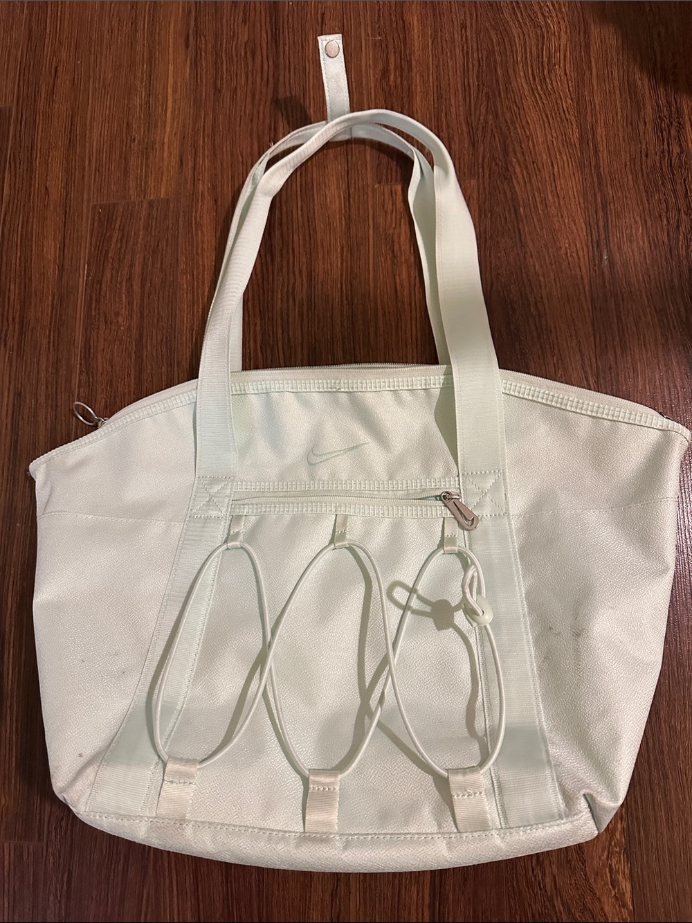 Nike Women's Mint Green Tote Bag with Front Pocket